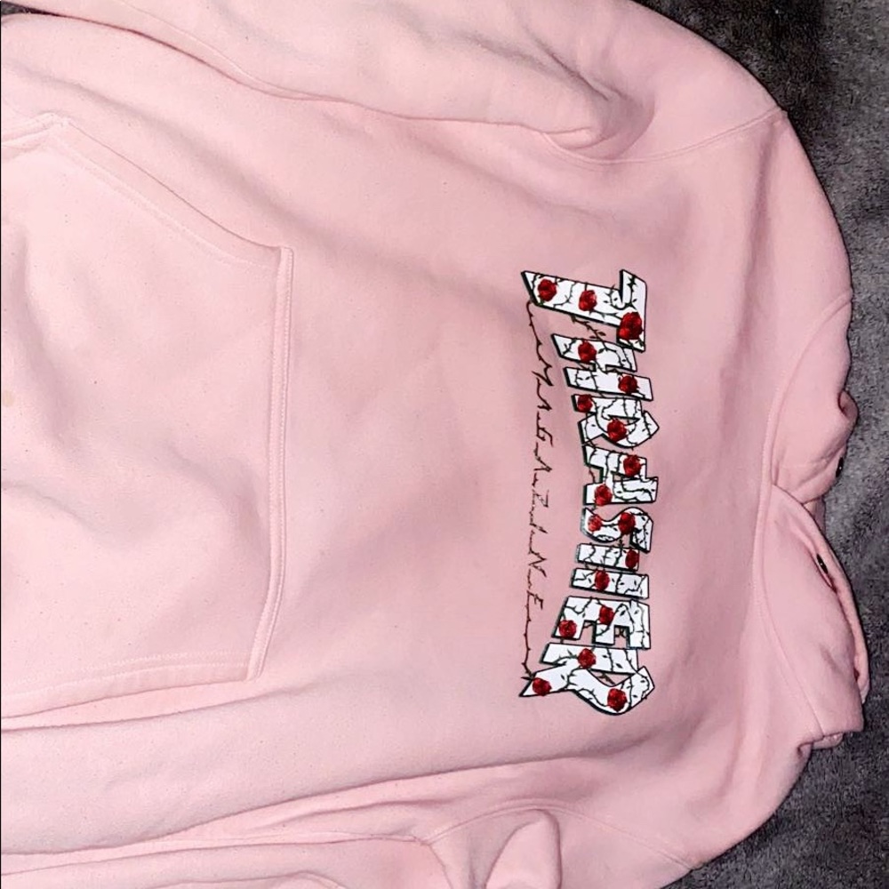 Pink thrasher hoodie